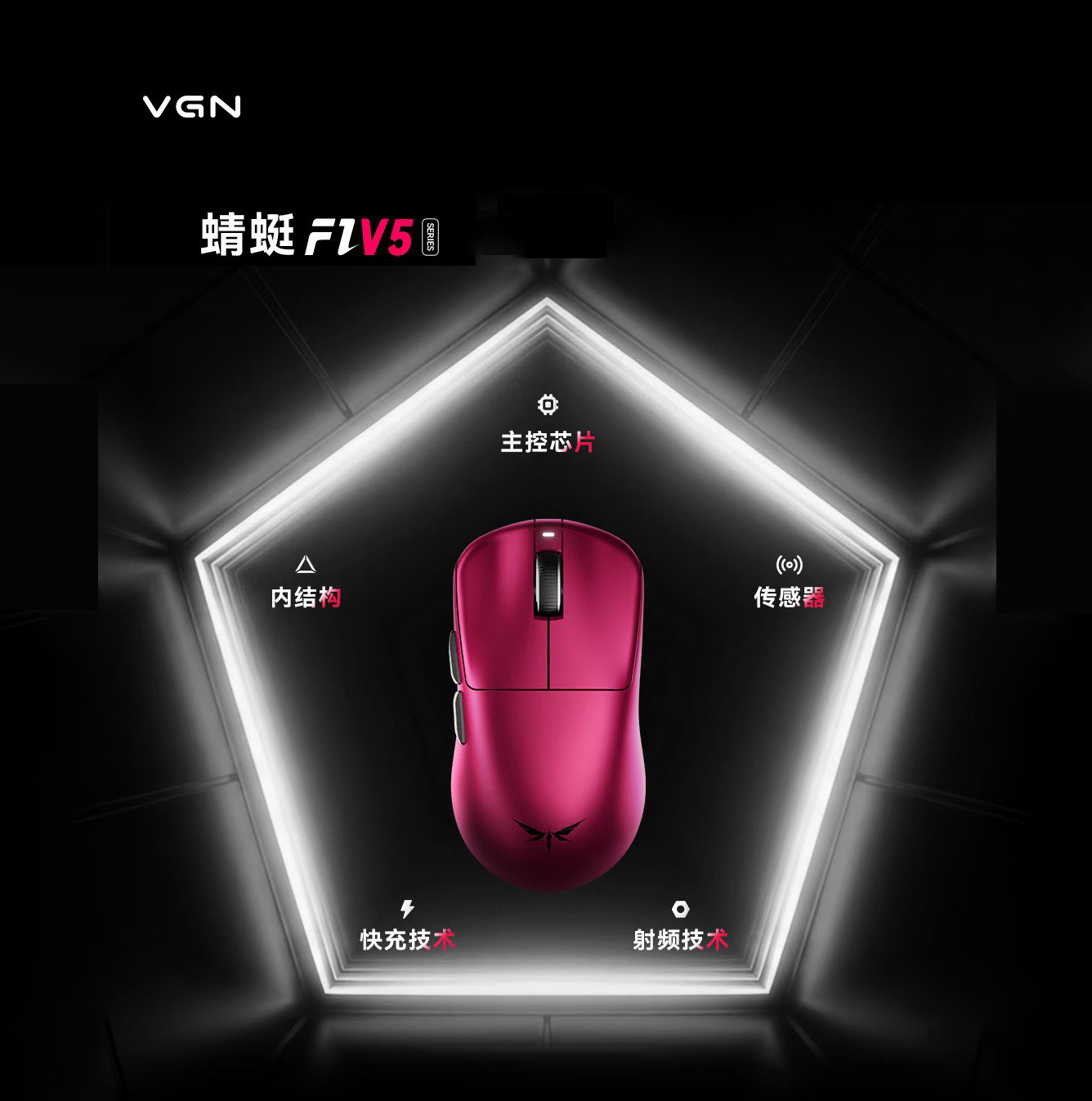 Keyboard Switch Tester - VGN Dragonfly F1 V5 Lightweight Wireless