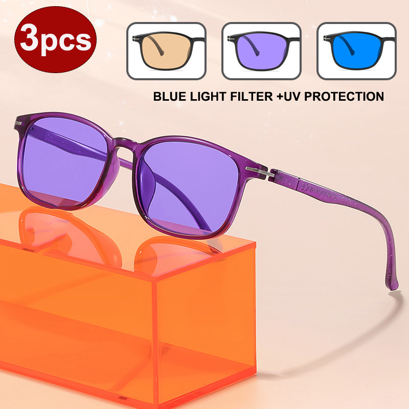 Gaming Glasses Tinted - Blue Light Blocking Glasses for Men