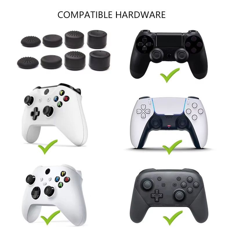 8pcs Controller Silicone Analo - Gaming Setup Accessories Xbox review and price