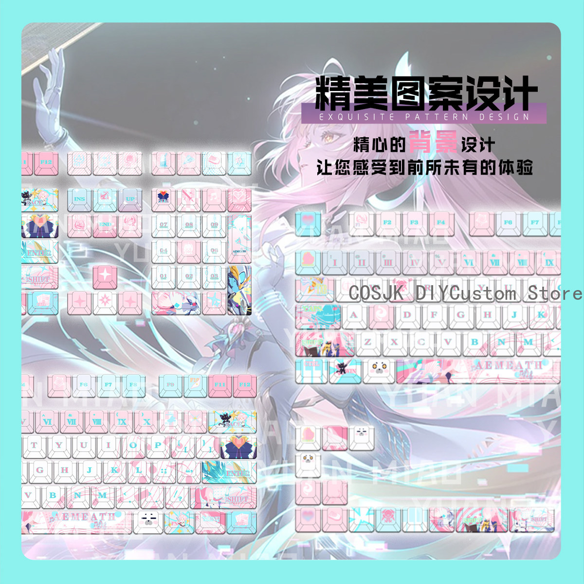 122 Keys Anime Wuthering Waves - Gaming Accessories In China review and price