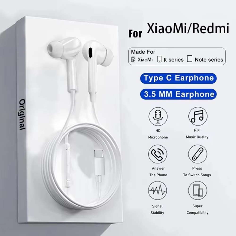 Original Type C Wired Earbuds  - Xiaomi Gaming Accessories review and price