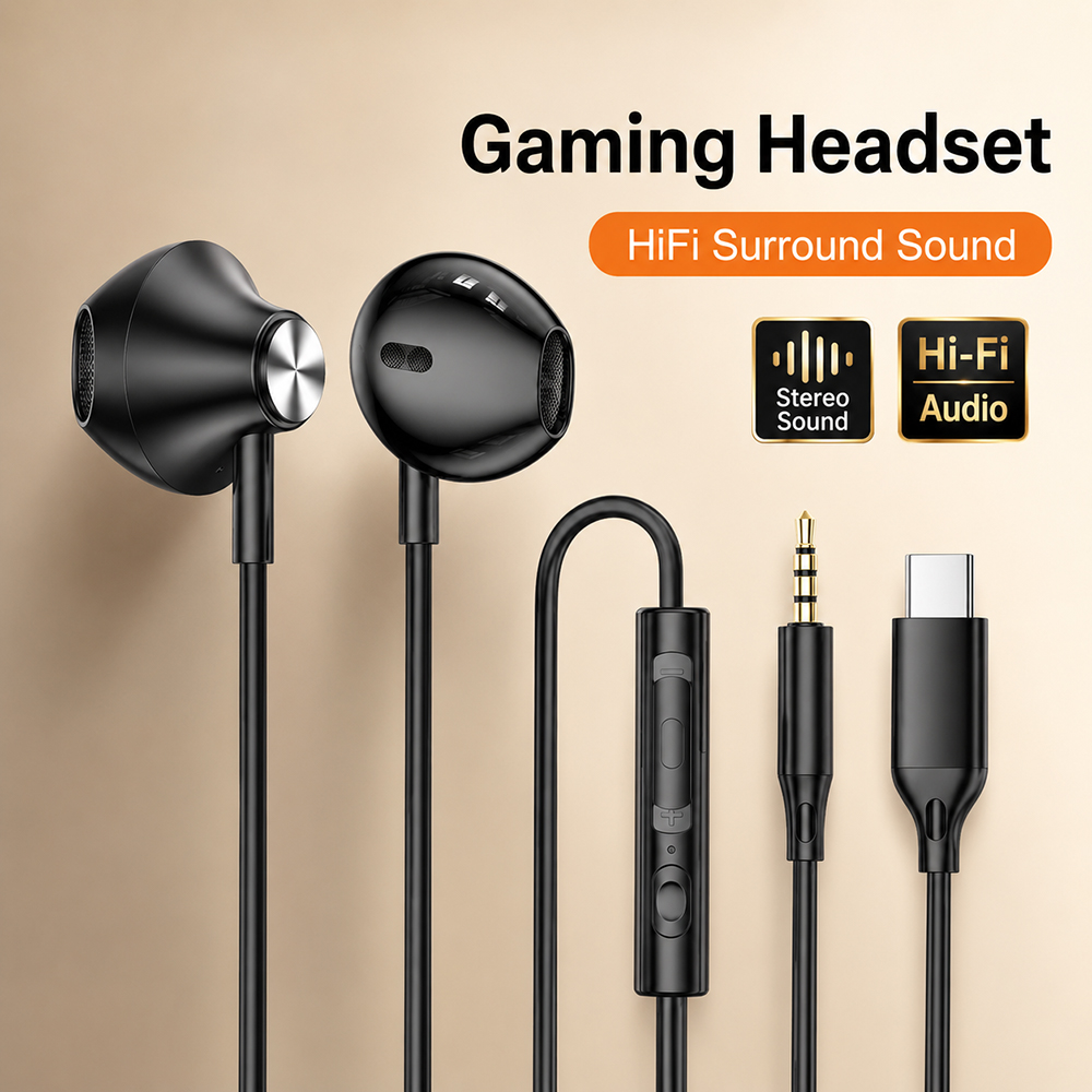 HiFi Surround Headphones Bass  - Xiaomi Gaming Accessories review and price
