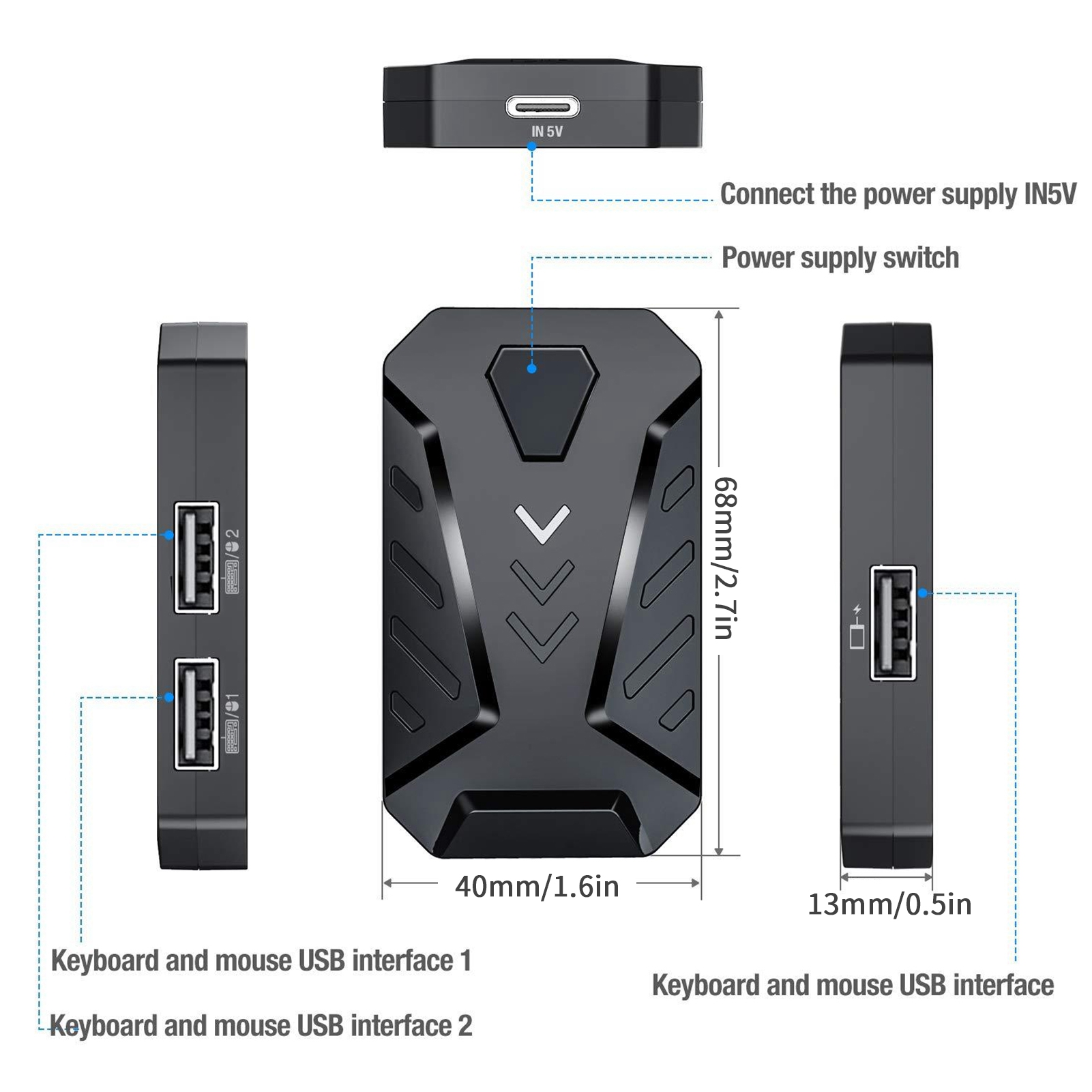 Gaming Keyboard Mouse Converte - Xiaomi Gaming Accessories review and price
