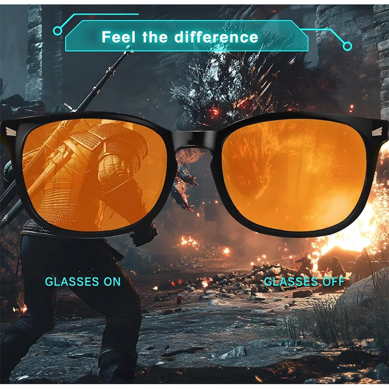 Anti Blue Light Glasses Trendy - Gaming Glasses Tinted review and price